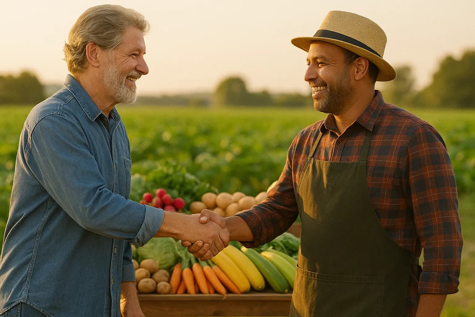 Acuerdo entre agricultores